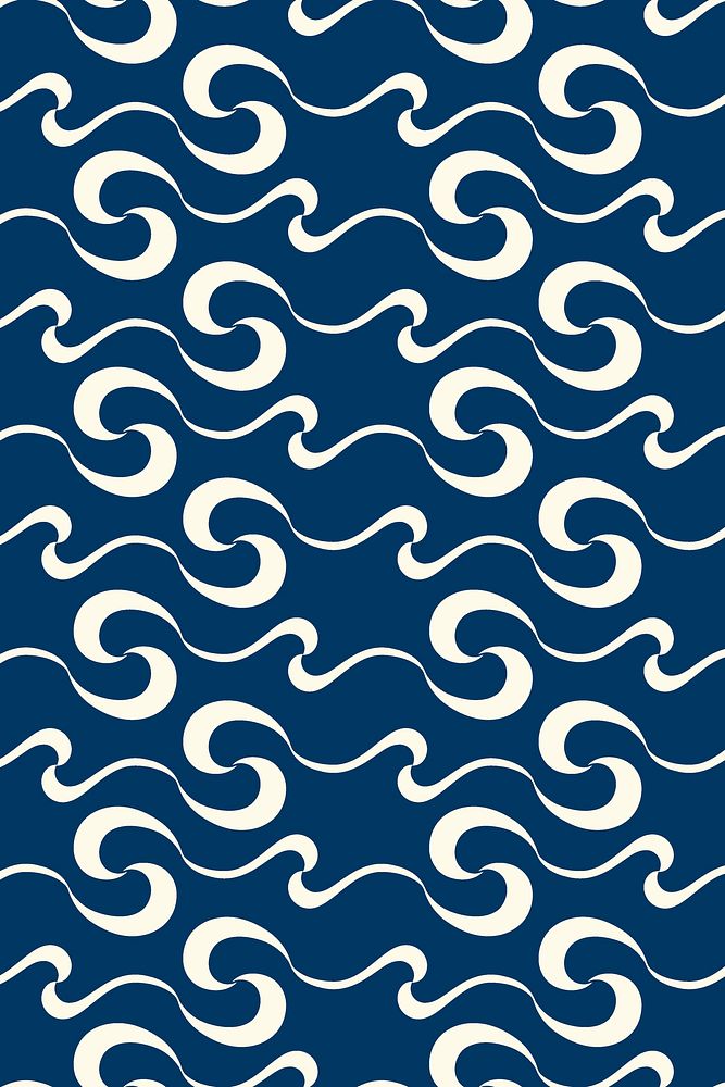 Abstract fluid pattern background, seamless sea wave
