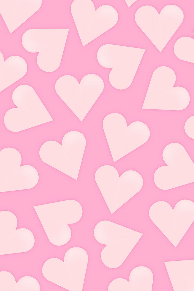Valentine&rsquo;s background heart shape design