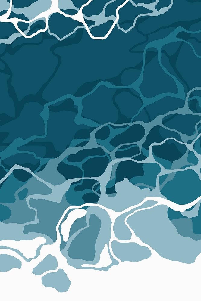 Gradient water surface background illustration design