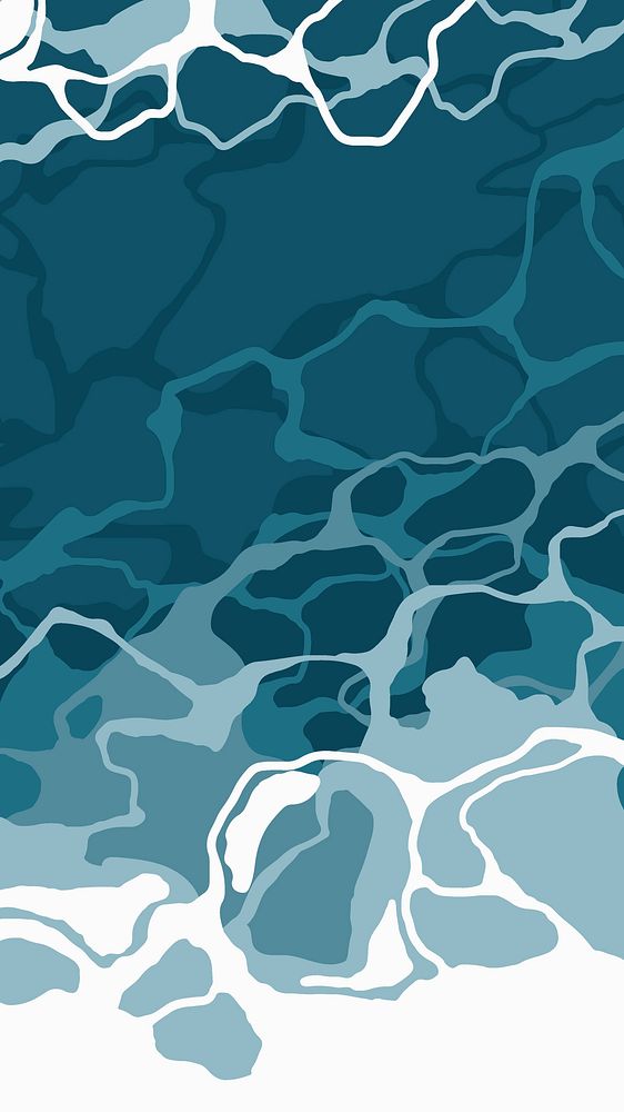 Beach iPhone wallpaper blue water surface design