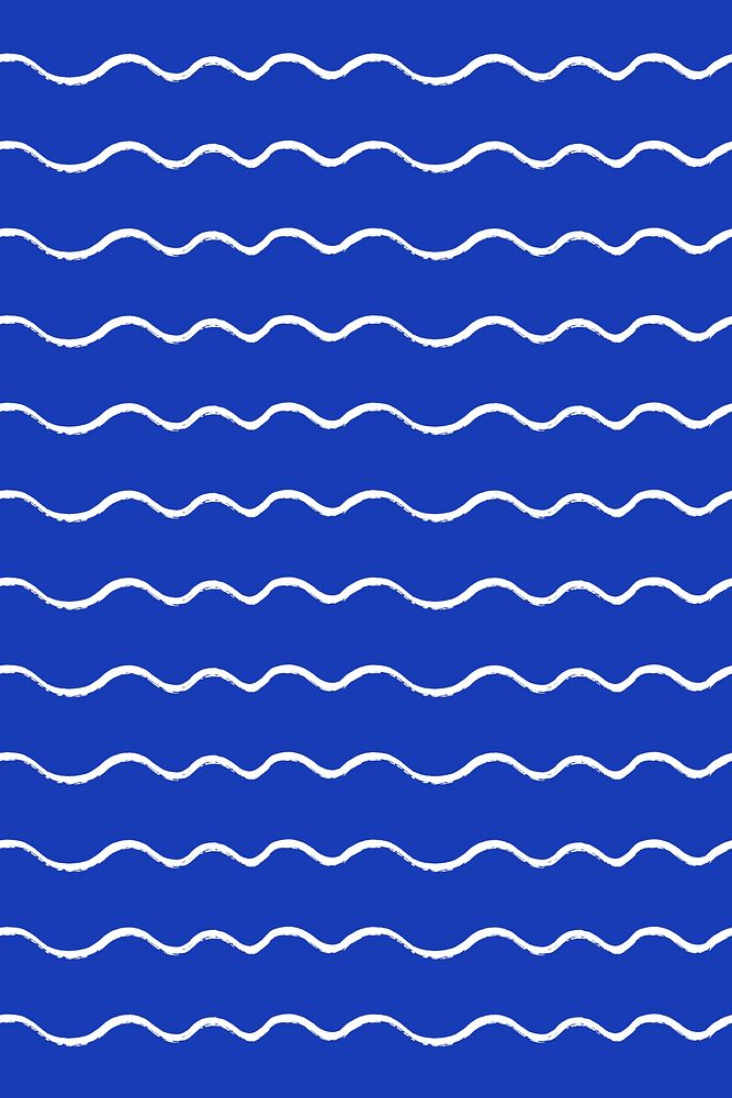 Cute wave pattern background brush design