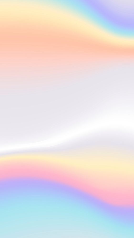 Iridescent iPhone wallpaper, Abstract colorful holographic background