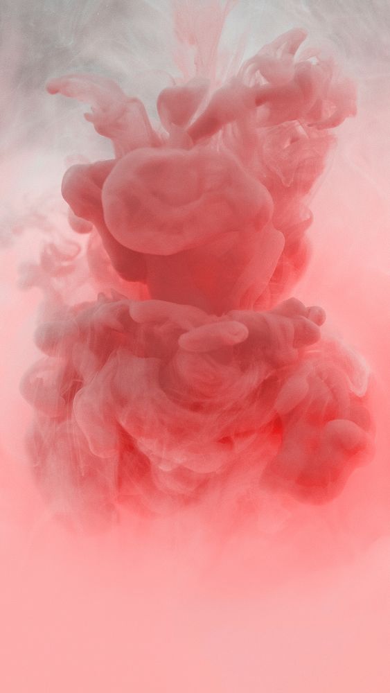Abstract smoke phone wallpaper background red, HD photo