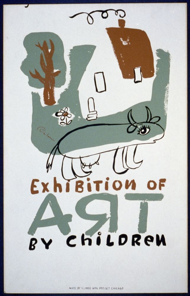Exhibition of art by children  Osborn.