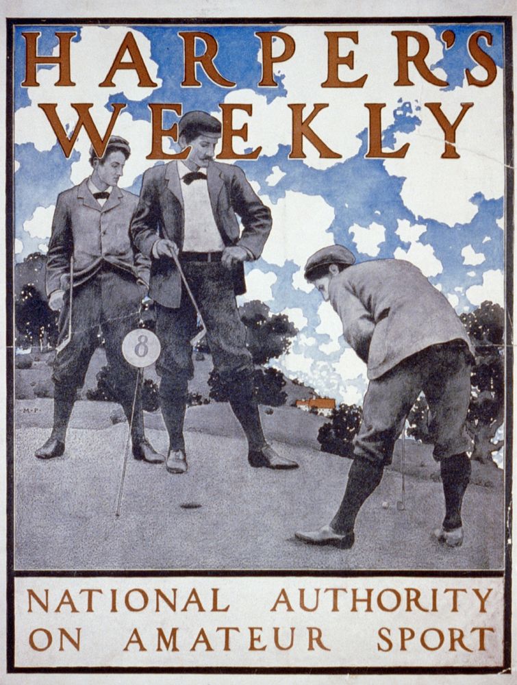 Harper's Weekly. National authority on amateur sport  Maxfield Parrish