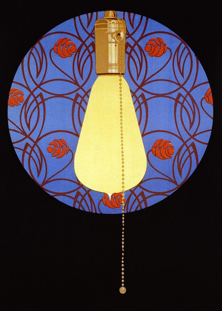 Lightbulb background. Original public domain image from the Library of Congress. Digitally enhanced by rawpixel.