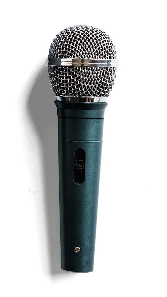 Microphone, object collage element