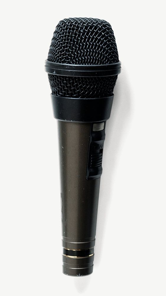 Microphone object collage element psd