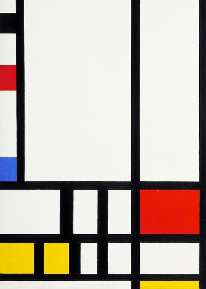 Piet Mondrian's Trafalgar square background, Cubism art. Remixed by rawpixel.
