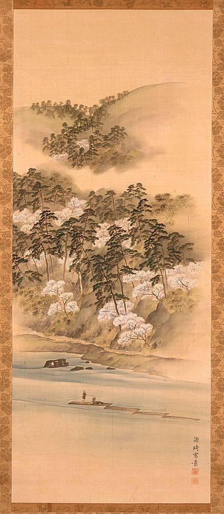 Snow, Moon and Flowers: Cherry Blossoms at Arashiyama; Maples at Takao; Snow at Kiyomizudera by Genki