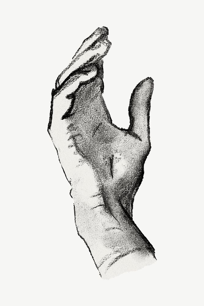 Hand sketch illustration psd. Remixed by rawpixel.