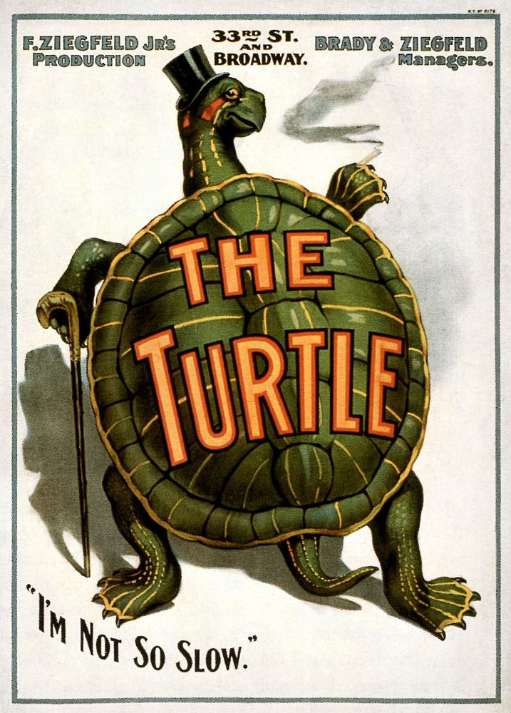 The Turtle 1898 Manhattan Theatre poster (1898) chromolithograph by Manhattan Theatre. Original public domain image from…