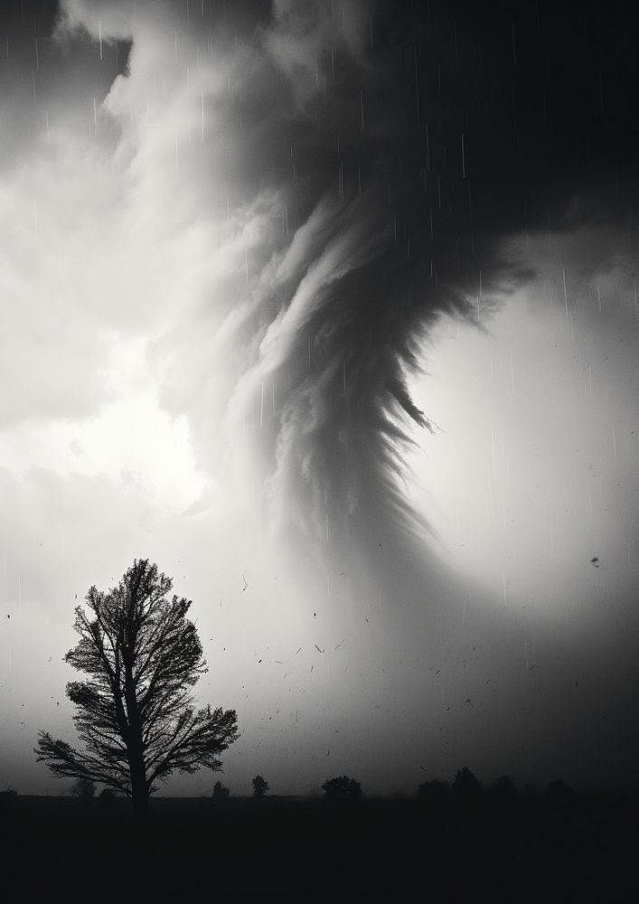 A tornado outdoors nature motion. AI generated Image by rawpixel.