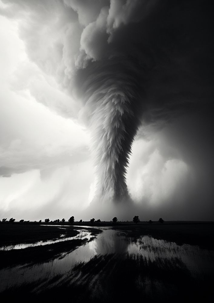 A tornado outdoors nature motion. AI generated Image by rawpixel.