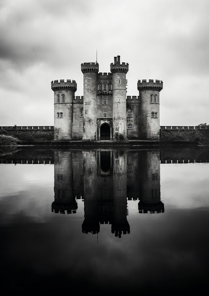A castle architecture building fort. AI generated Image by rawpixel.