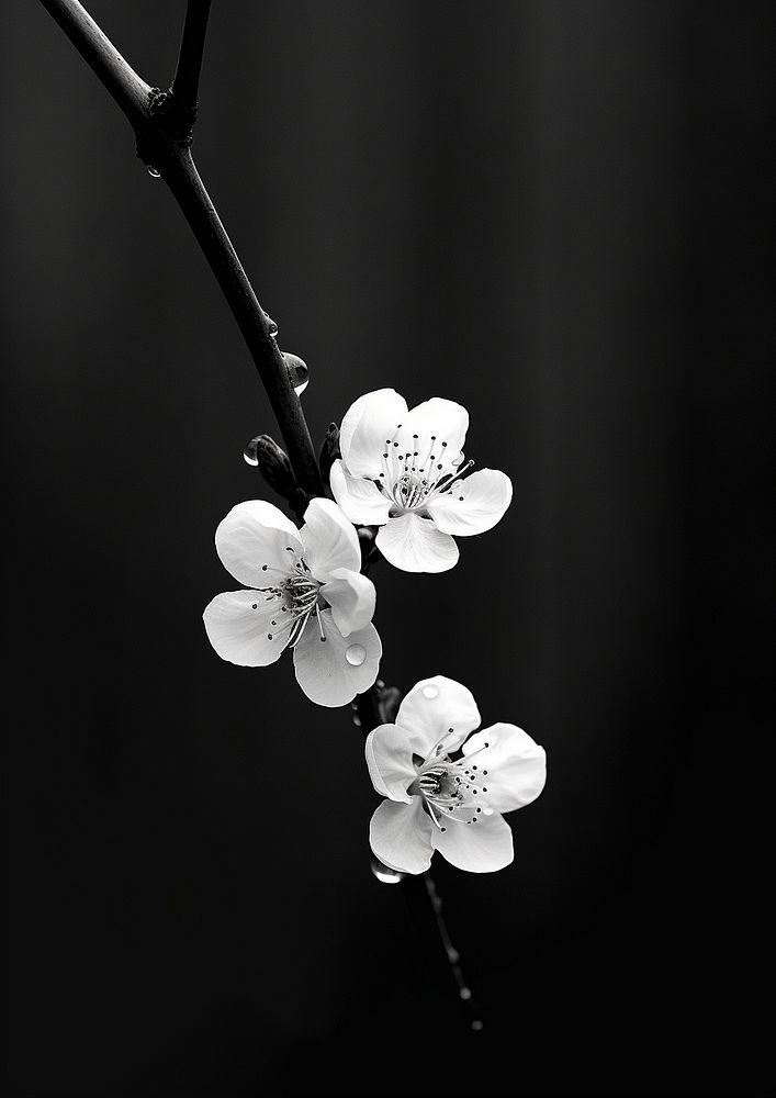A cherry blossom flower pollen petal. 