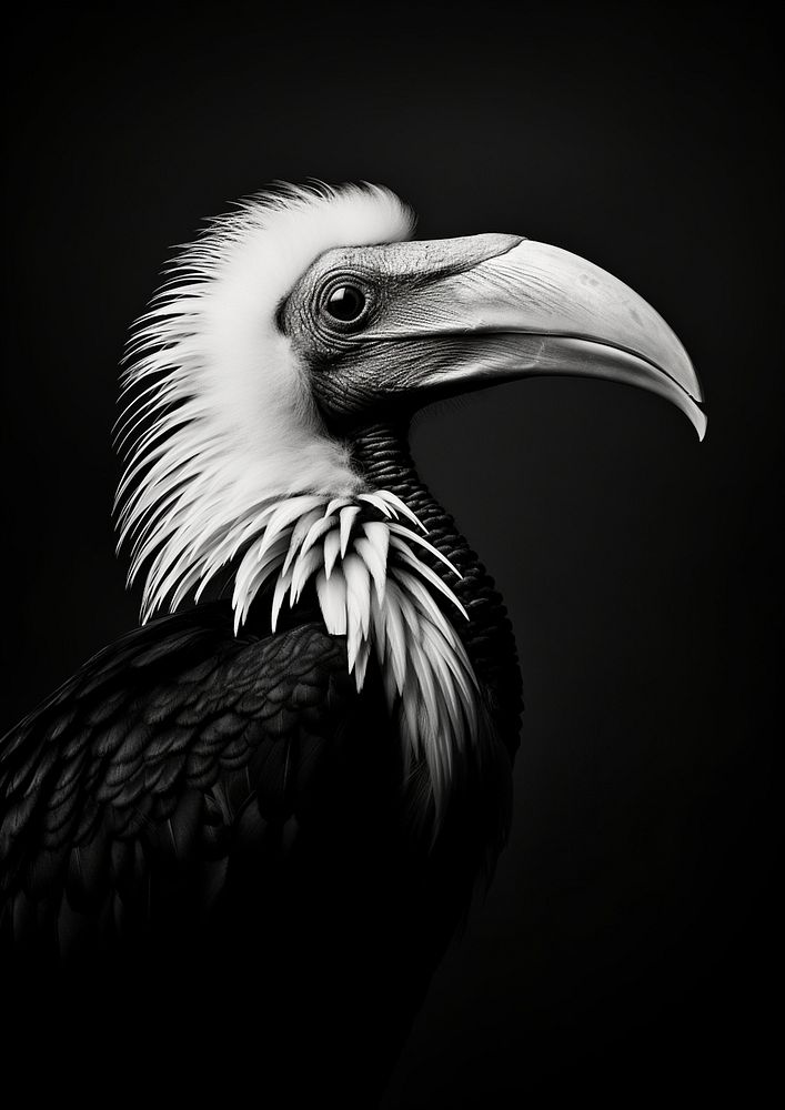 A hornbill bird vulture animal condor. 