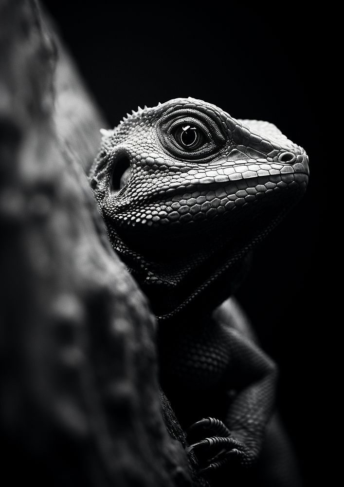 A lizard reptile animal iguana. 