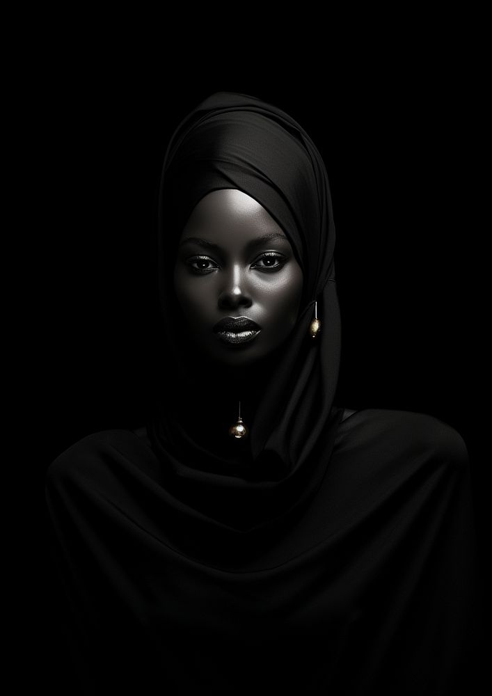 A portrait of an african woman black photography adult. 