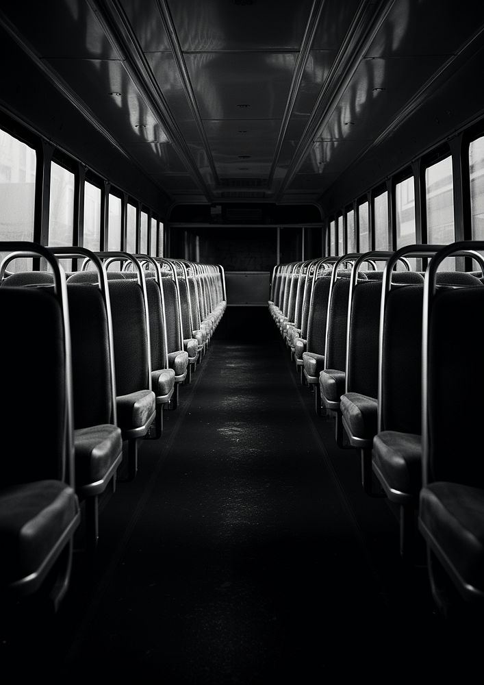 A school bus vehicle train black. AI generated Image by rawpixel.