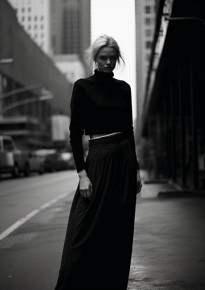 Woman fashion portrait in the city photography street adult. AI generated Image by rawpixel.