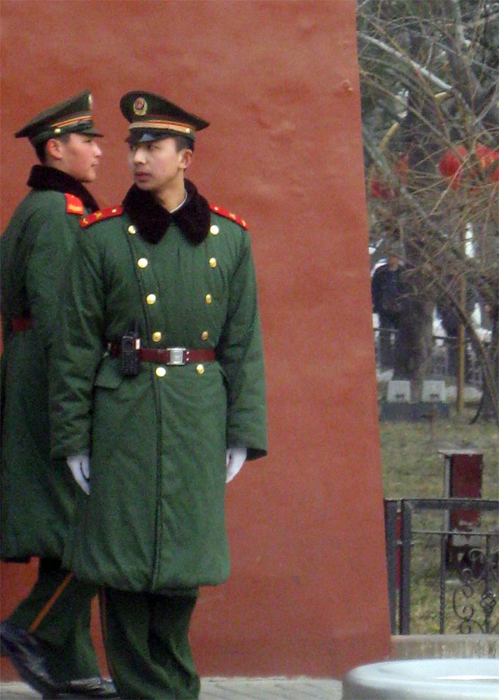 Guards in BeijingBehind the Scenes: Guards patrolling in Beijing, China February 21, 2009. [State Department photo].…