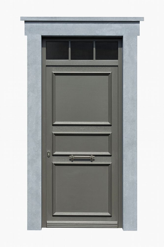 Modern door clipart, house entrance