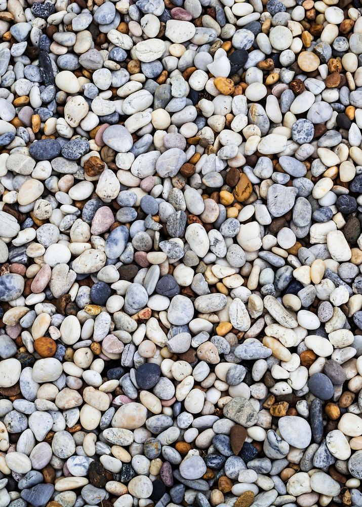 Pebbles texture, stone pile background