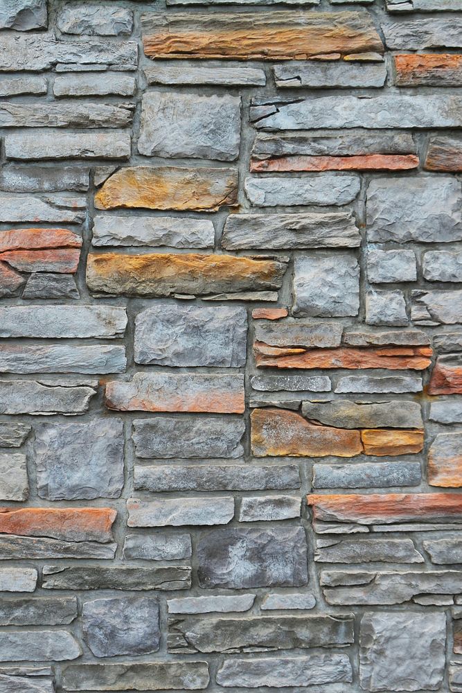 Stone wall pattern background, rough texture design