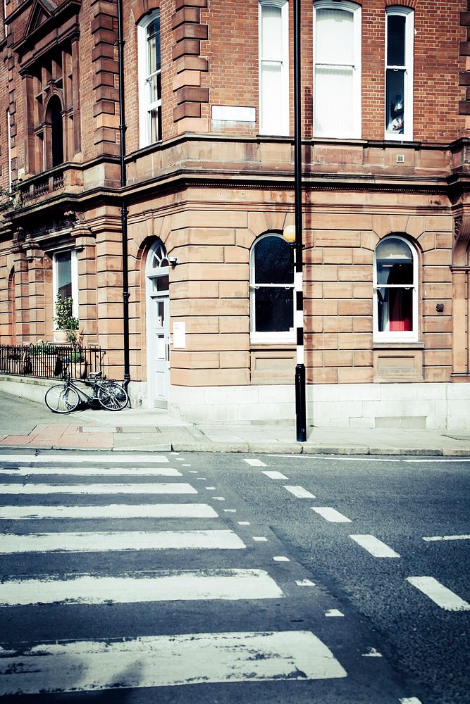 Zebra crossing in Newcastle, UK