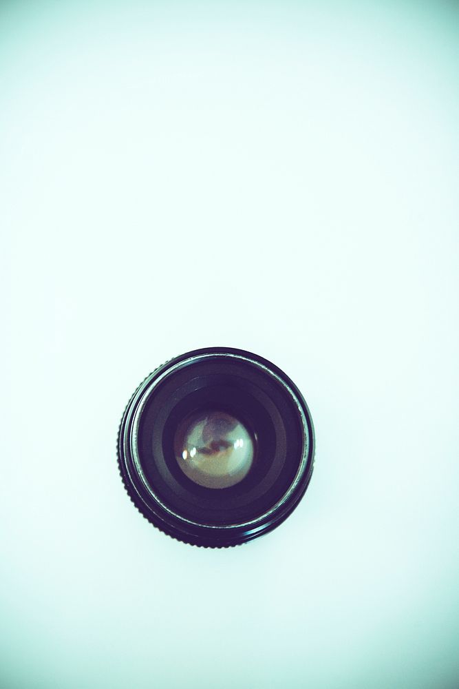 Close up of a camera a lens