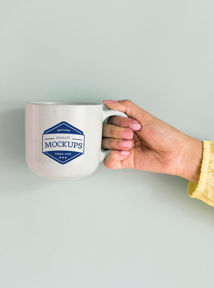 Mockup design space on ceramics cup