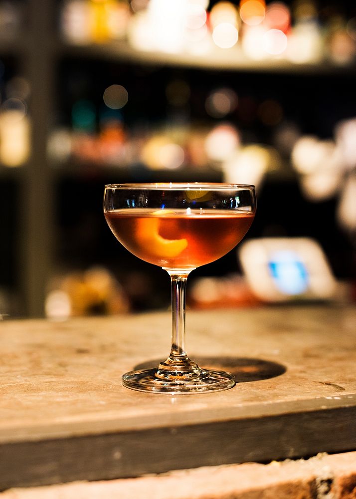 Martini drink in a night club