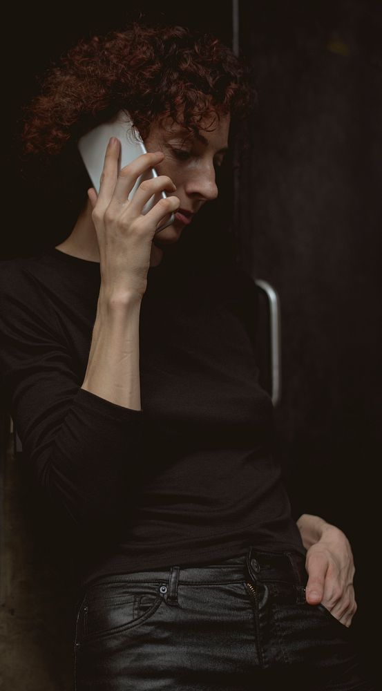 Woman talking on her phone