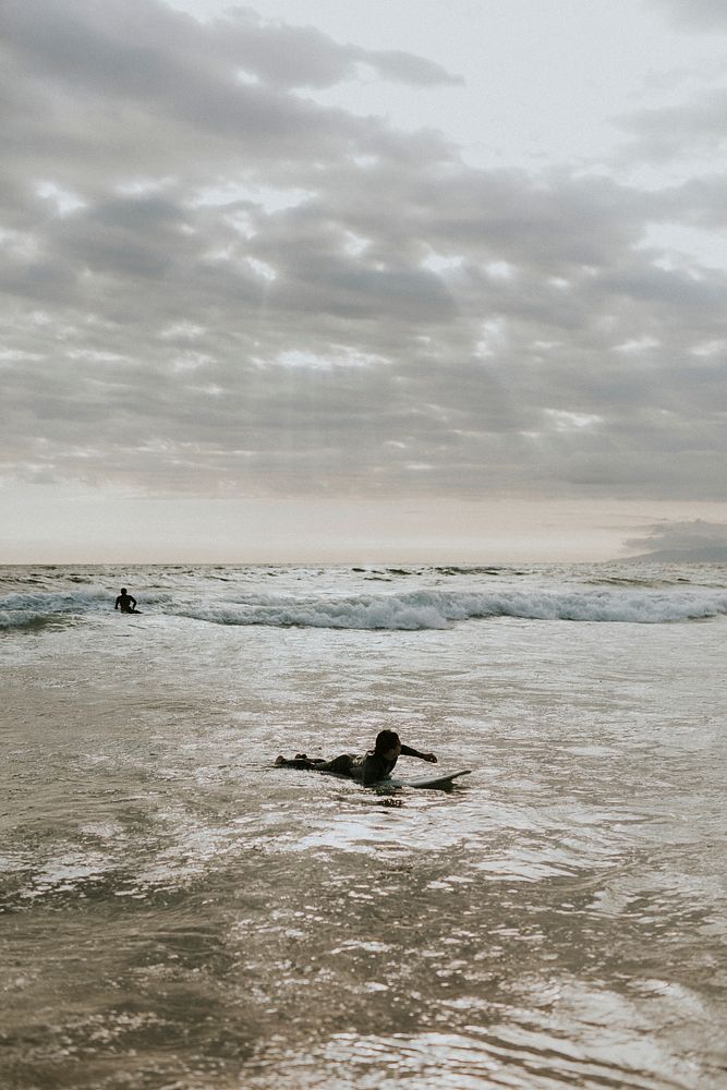 Man surfing at the beach