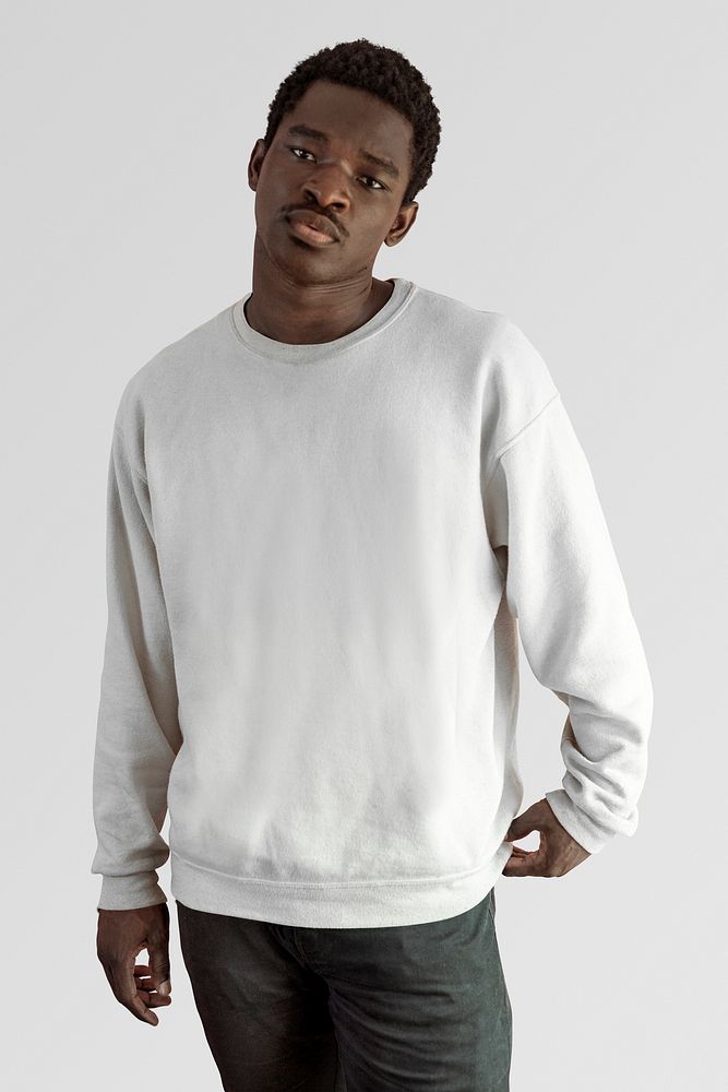 College sweather mockup male model | Premium PSD Mockup - rawpixel