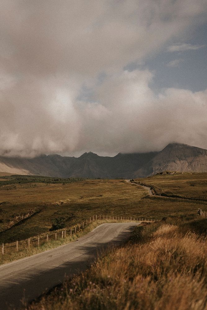 Scottish farmlands, aesthetic nature background