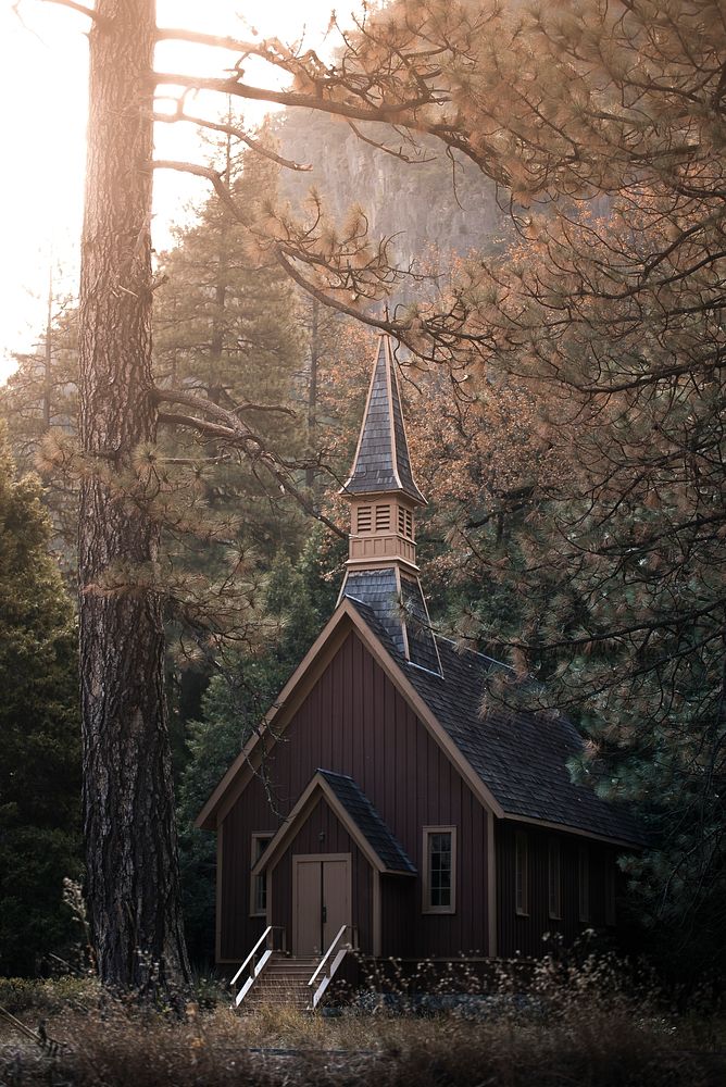 A church in Kismet, Yosemite Valley, United States