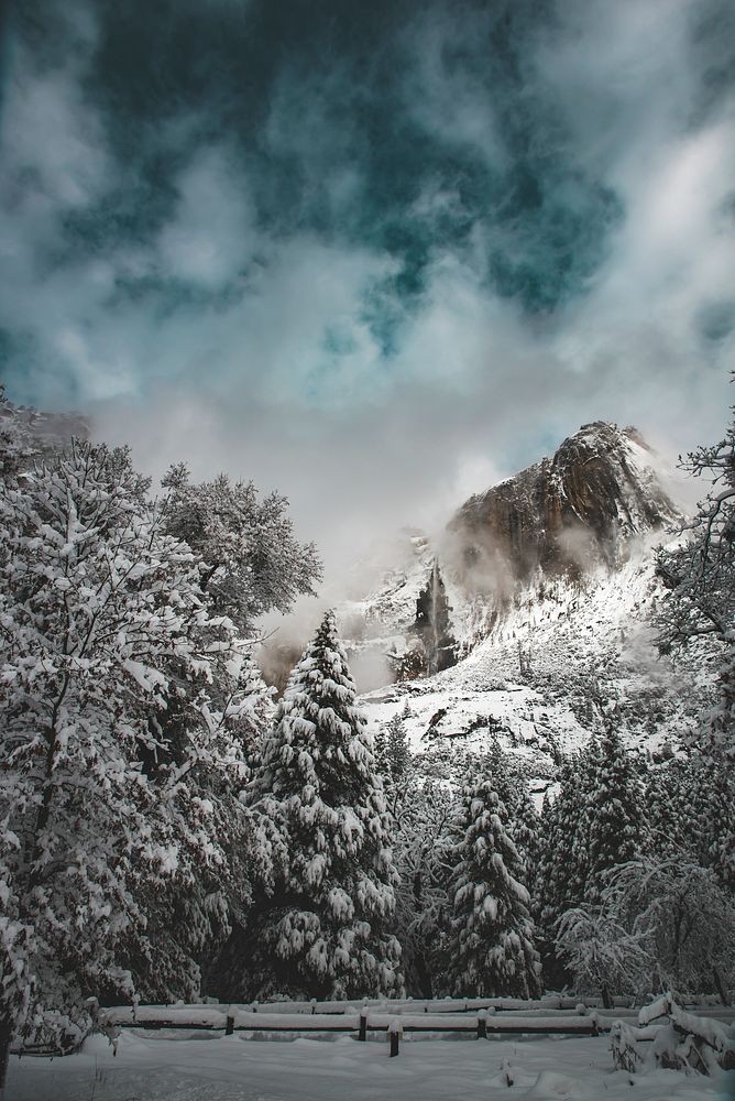 Winter at Yosemite National Park, United States