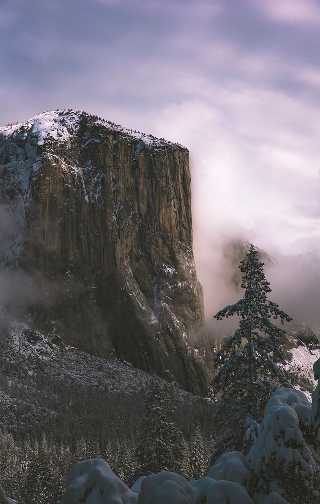 Winter in Yosemite National Park, United States