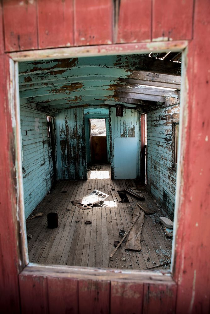 Abandoned house in rural America