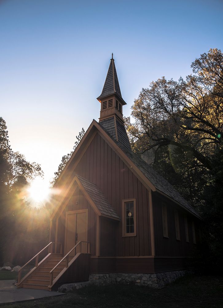 Church in Kismet, Yosemite Valley, Free Photo rawpixel