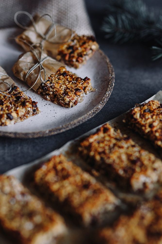 Homemade granola bards. Visit Kaboompics for more free images.