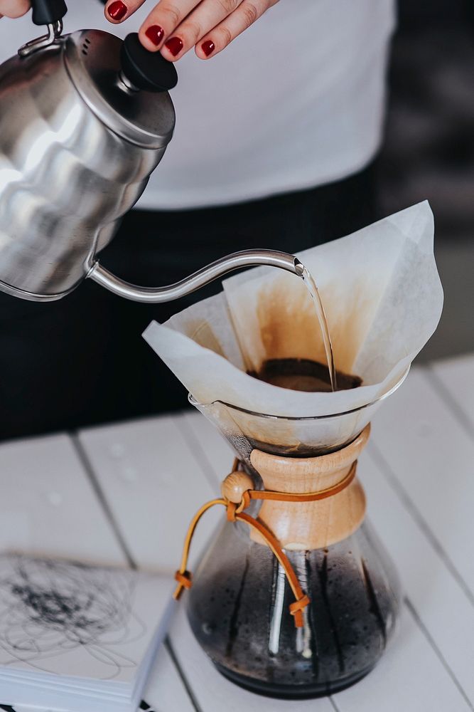 Pour over coffee maker. Visit Kaboompics for more free images.