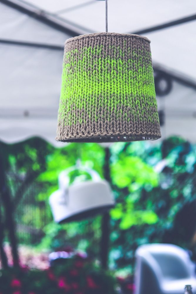 Woven lamp shade. Visit Kaboompics for more free images.