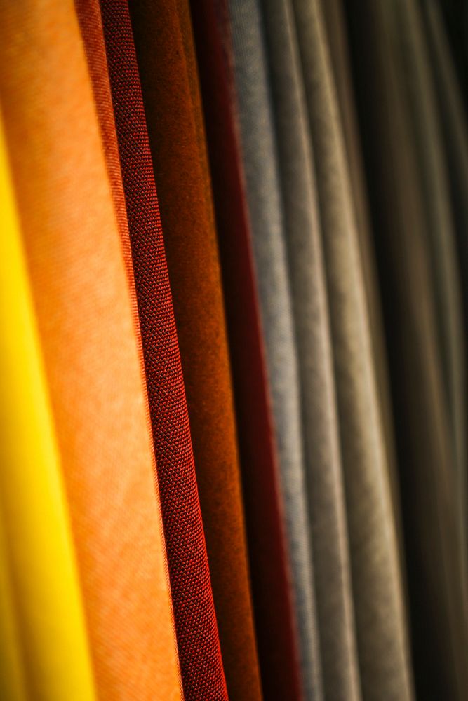 Close up of colorful fabrics. Visit Kaboompics for more free images.