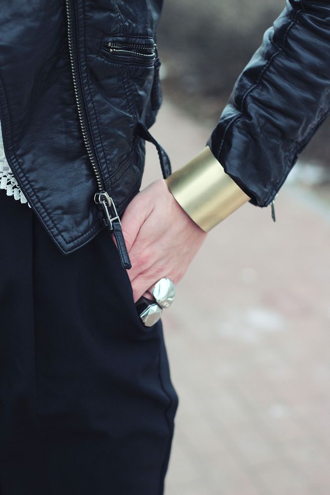 Woman wearing a bracelet. Visit Kaboompics for more free images.