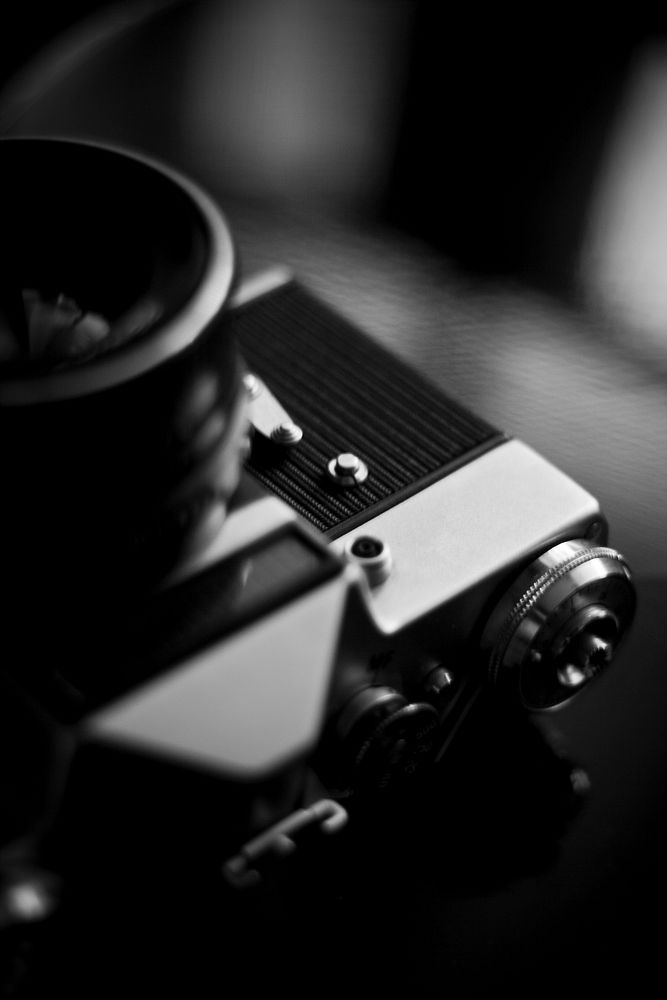 Vintage analog film camera. Visit Kaboompics for more free images.