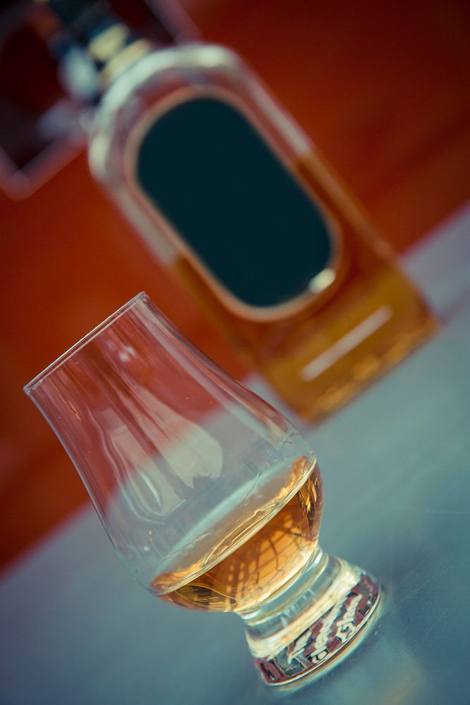 A glass of cognac