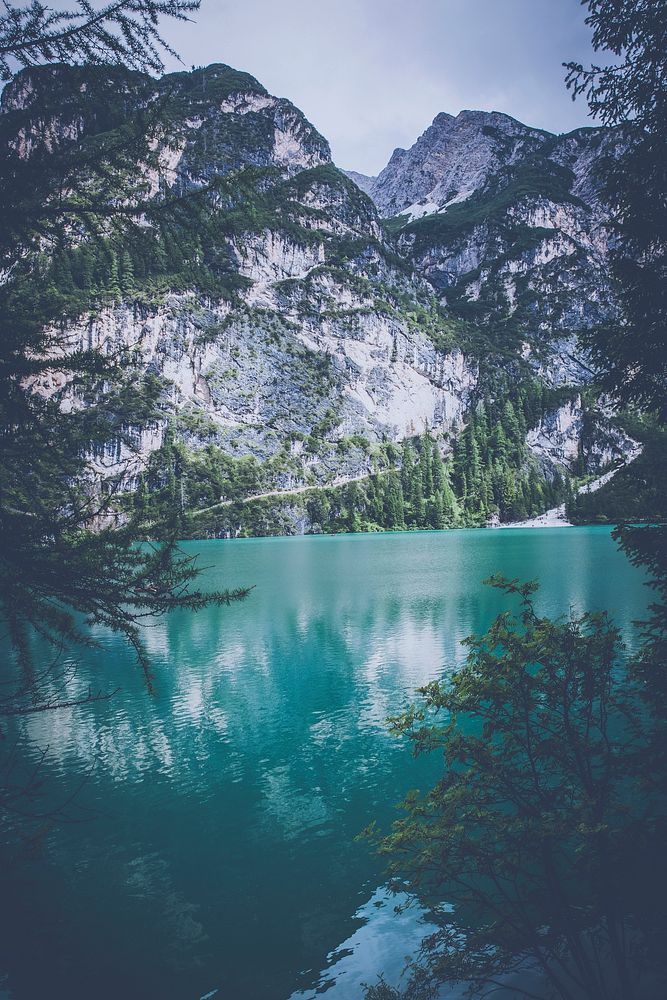 Pragser Wildsee lake, Italy